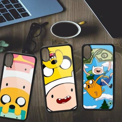 Adventure Time with Finn and Jake high quality coque Phone Case PC for iPhone 11 12 pro XS MAX 8 7 6 6S Plus X 5S SE 2020 XR