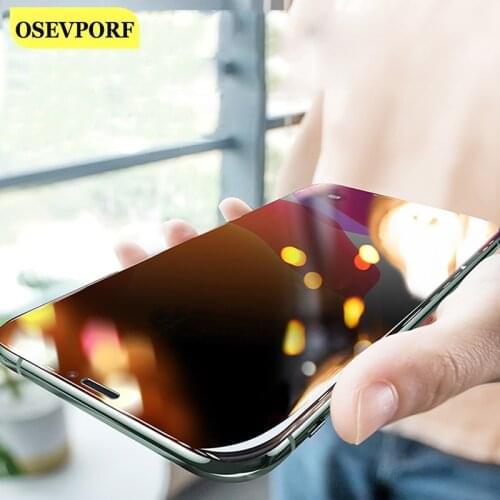 Anti Spy Tempered Glass For iPhone 11 12 Pro Max 7 6 6S 8 X XS XR Privacy Screen Protector Film For iPhone 7 12 Protective Glas