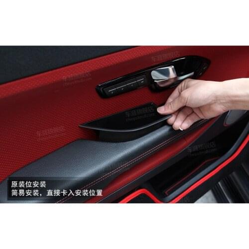 Free shipping car styling 2pcs/lot the front door store content box for Jaguar XF