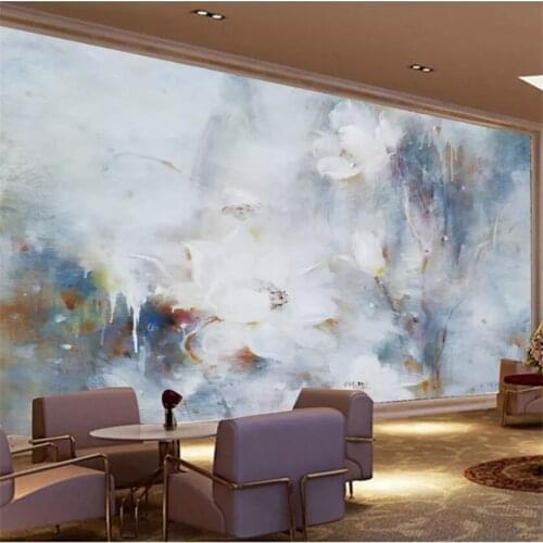 Beibehang Custom wallpaper 3D photo murals beautiful small fresh best lotus decorative painting living room bedroom 3d wallpaper