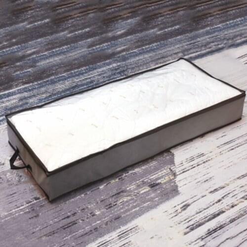 Large Under Bed Quilt Storage Bag Household Moisture Proof Clothes Storage Bag Folding Closet Organizer For Pillow Quilt Blank
