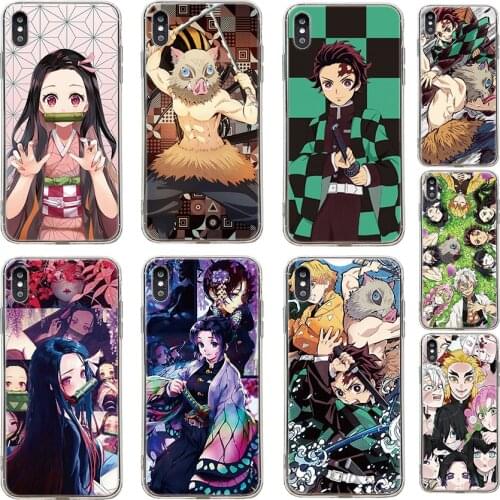 Case For ZTE Blade 20 smart V9 V10 Vita 2020 A7 A5 A3 2019 L8 A530 A606 Axon 10 pro Demon Slayer Anime Soft TPU phone Cover