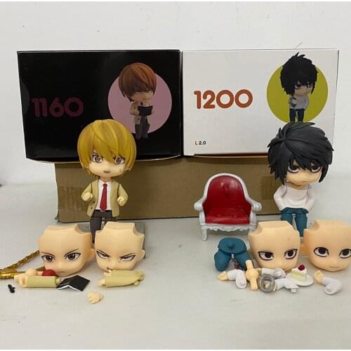 Anime Death Note Figures 1160# Yagami Light Action Figure 1200# L Lawliet Figurine Model Doll Gift