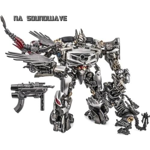 NA Transformation Masterpiece XM01 Soundwave With RAVAGE Laserbeak Movie Series Action Figure Robot Toys