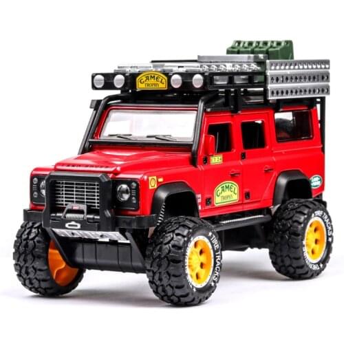 Simulation 1: 28 Guardian off road alloy childrens toy car model childrens birthday gift