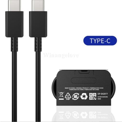 500pcs USB Type C Cable to USB C Cable For Samsung Fast Charging Cable for Samsung S20 Note 10 G alaxy S10 S9 Plus
