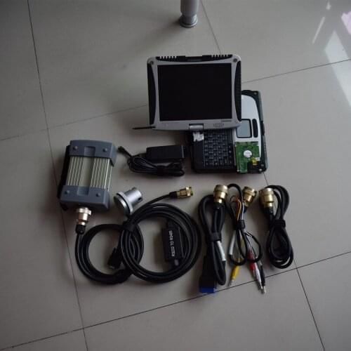 Mb sd connect c3 star diagnosis c3 with software hdd 120gb with laptop cf19 toughbookcf-19 all cables ready to use