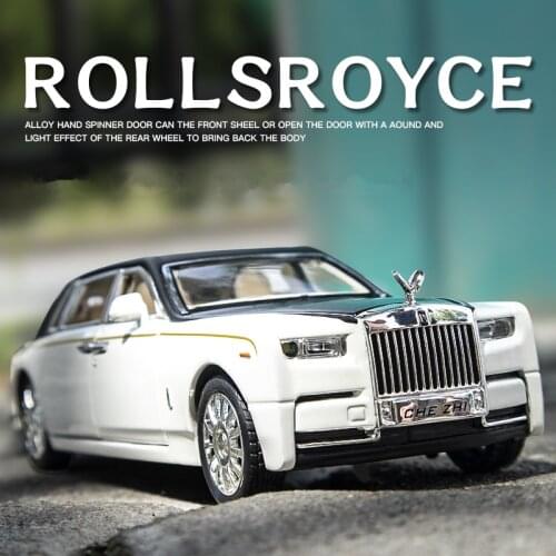 1:32 Rolls-Royce Phantom Alloy Car Model Diecasts Metal Toy Vehicles Car Model Simulation Sound Light Collection Childrens Gift