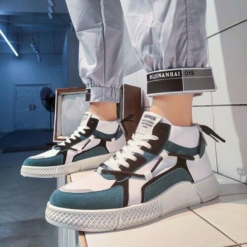 Mens Shoes Autumn New Winter Shoes Mens Fashion Shoes High Top Shoes Sports Board Shoes Tenis Masculino Zapatillas Hombre