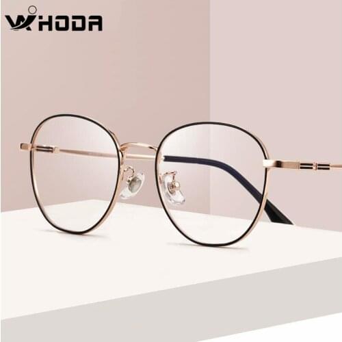 WIHODA β Titanium Retro Women Glasses Frame for Myopia & Hyperopia ,Mens Full Frame for Prescription Eyeglasses Frames F86002