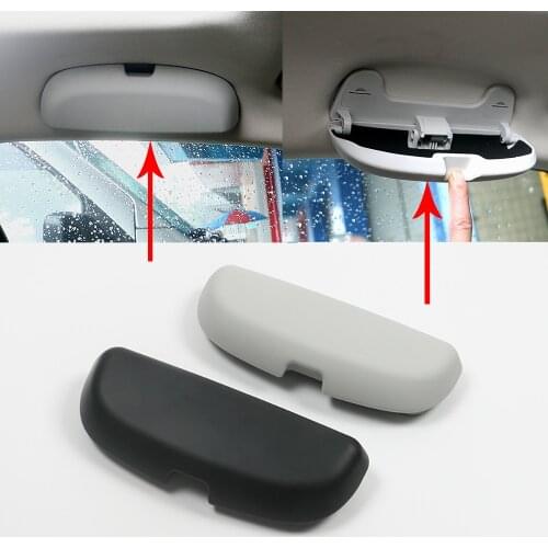 Original Car Sunglasses Case Holder Glasses Box Storage For VW GOLF Sagitar MAGOTAN POLO T0URAN PASSAT Automotive interior
