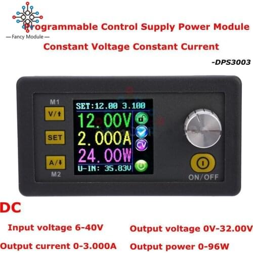 DPS3003 DC 32V 3A Constant Voltage current Step-down Programmable Power Supply module buck Voltage converter color LCD voltmeter
