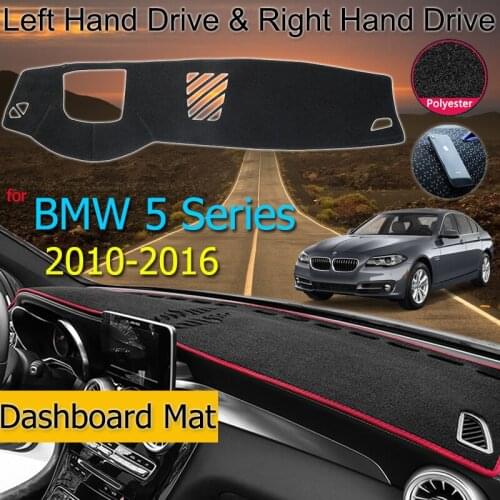 For BMW 5 Series F10 2010~2016 Anti-Slip Mat Dashboard Cover Pad Sunshade Dashmat Carpet Cape Accessories 520i 525i 530i 535i