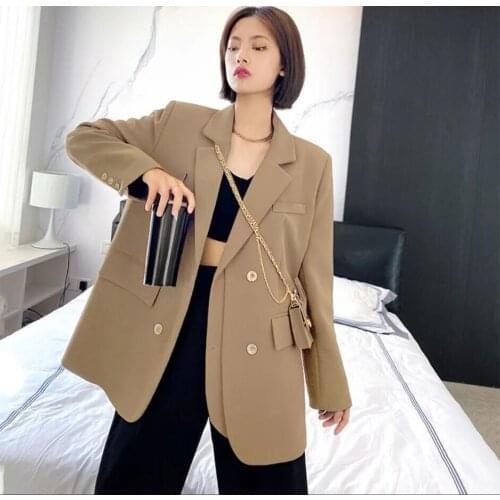 Женские двубортные пиджаки Qpipsd China At AliExpress