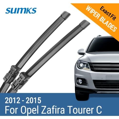 SUMKS Wiper Blades for Opel Zafira Tourer C 32"& 28" Fit push button Arms 2012 2013 2014 2015