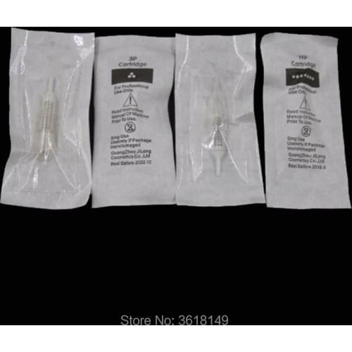 Tattoo Cartridge Permanent Makeup Needles Disposable Screw Agulha for Tattoo Machine Linen-free Needle Eyebrow Lip 1RL 3RL 5RL