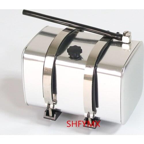Aluminum Alloy Fuel Tanks For 1/14 Rc Truck Tamiya Scania R620 R730 BENZ 1851 3363 MAN TGX 26.540 VOLVO FH12 FH16 KING Hauler