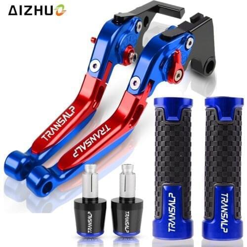 Brake Clutch Levers Extendable Adjustable FOR HONDA TRANSALP 600VH/VJ 87-88 Motorcycle Folding Handlebar CNC Aluminum Transalp