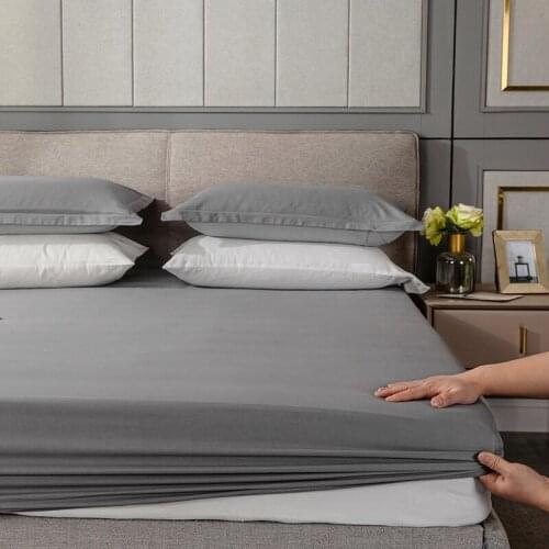 High quality bedspread on the bed 100% cotton home linens elastic fitted sheet bed covers mattress protector Bedspreads for bed
