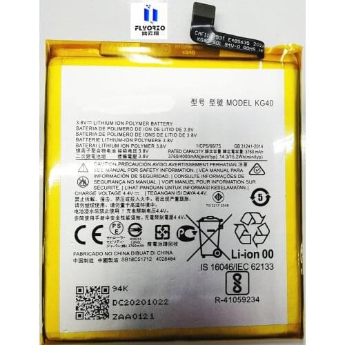 100% Brand new original 3760mAh KG40 Battery For Motorola Moto G8 Play Moto One Macro XT2015-2 XT2016-1 XT2016-2 Mobile Phone