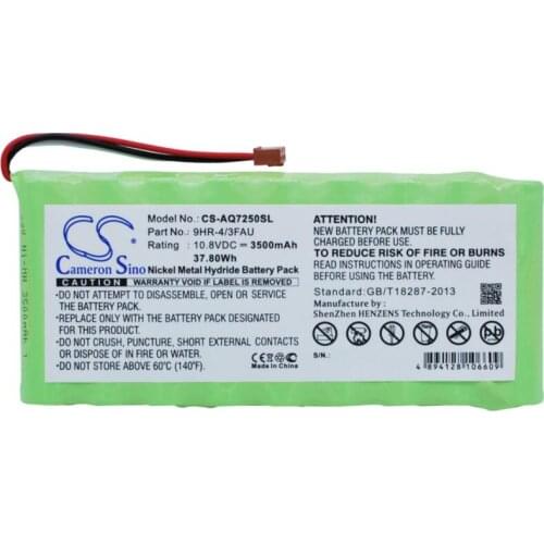 Cameron Sino 3500mAh battery for ANDO AQ7250 mini-OTDR 9HR-4/3FAU Equipment, Survey Battery