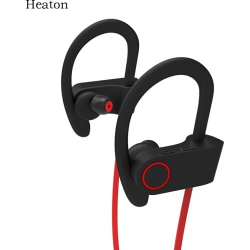 Heaton Bluetooth Headphones Stereo Bluetooth Headset Sports Wireless Earphones with Mic Bass Sweatproof Earbuds for Phone PC
