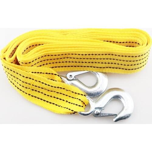 4M 3 Tons Tow Rope Car Safety First Aid Traction Pull Rope Nylon Trailer Rope for Porsche Volkswagen Jaguar