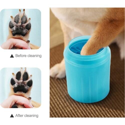 Pet Cats Cleaner Dogs Foot Clean Cup For Dogs Cats Cleaning Tool Plastic Washing Brush Paw Washer Pet Accessories for Dog