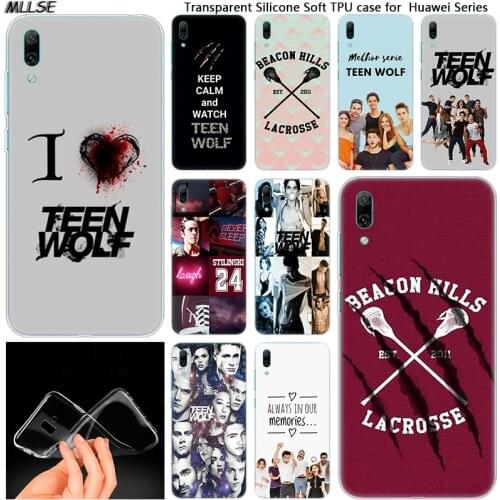 Awesome Teen Wolf Soft Silicone Case for Huawei Mate 10 20 Lite Pro Enjoy 8 9E Y6 Pro Y5 2017 Y7 Pro Y9 2019 2018 Fashion Cover