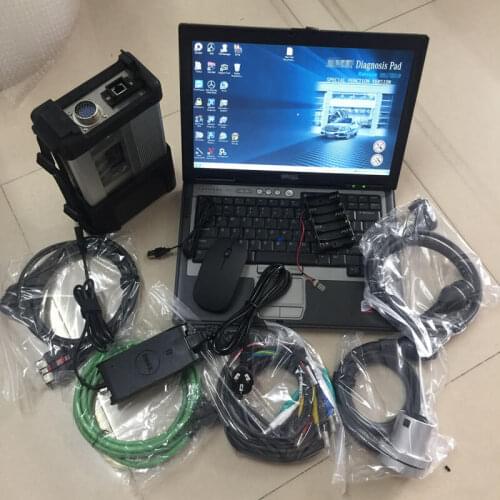 DHL Free MB Star C5 Diagnosis SD Connect C5 + used Laptop D630 2020.12V Software SSD DAS/DTS/HHT for Mb Star C5 Car Truck Repair