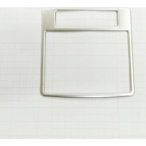 For Touran 2009-2015 Stainless steel Electronic hand parking brake water cup frame Cover Trim sticker accessories car styling