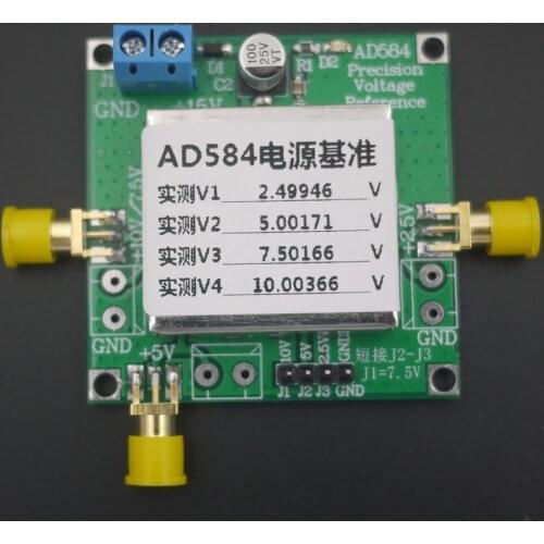 TL431 AD584 LM399 Voltage Reference Source 2.5V/5V/7.5V/10V High Precision for Voltmeter calibration, ADC reference, DAC