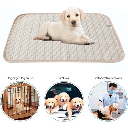 Pet Mat Absorbable Puppy Training Pad Dog Bed Reusable Diapers for Dog Cat Breathable Pet Pee Pad Washable Pet Mat Sleeping Bed