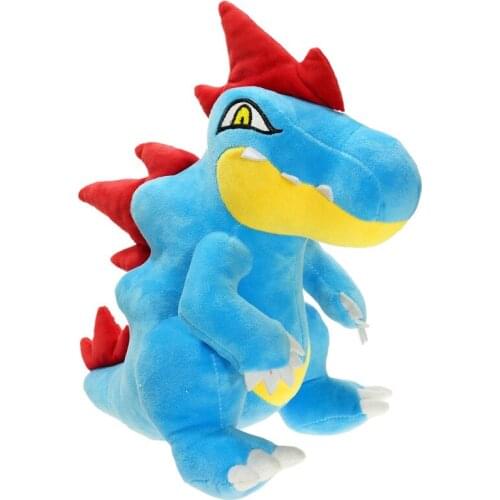 30CM KAWAII Pokemon Anime Film Crocodile Series Feraligatr Water Properties Pokmon Plush Toy Pillow Ornaments BABY Boy Girl Gift