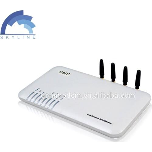 Cheap price GSM gateway 4 ports GOIP gsm voip products for call terminals sim bank