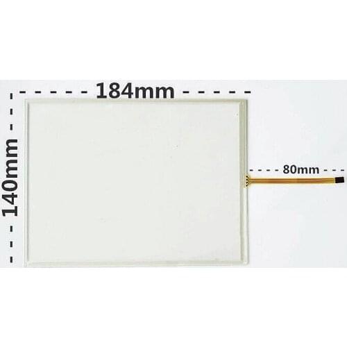 New 8 Inch 4 line screen, touch screen 184*140 resistive touch screen AMT9507 184mm*140mm