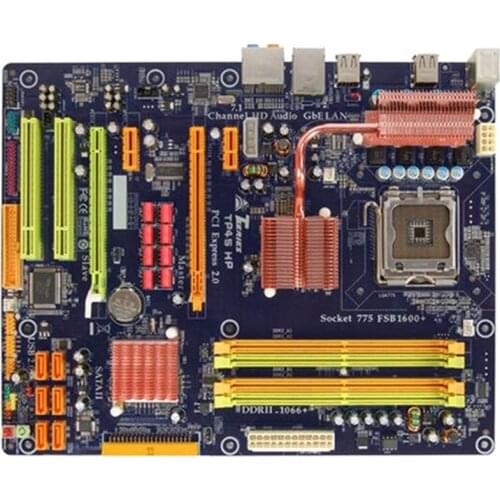For BIOSTAR TP45 HP Original Used Desktop Motherboard P45 LGA 775 DDR2 SATA2 USB2.0 ATX