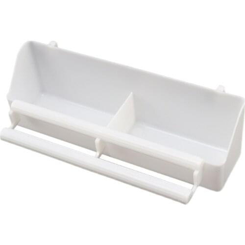 Parrot Birds Water Hanging Bowl Parakeet Feeder Box Pet Cage Plastic Food Container GXMA