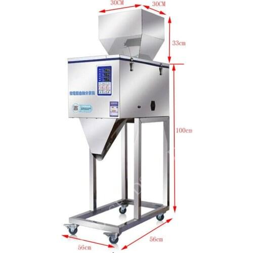 Fully Automatic 220V High Capacity Granules Powder Intelligent Quantitative Filling Machine Stainless Steel Packaging Tools
