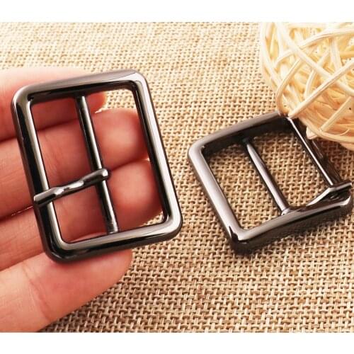 10 PCS Metal Gunmetal Center Bar Buckle 30mm Slide Belt Strap Fasteners Adjuster Purse Buckles Bag buckles StrapS Wholesale