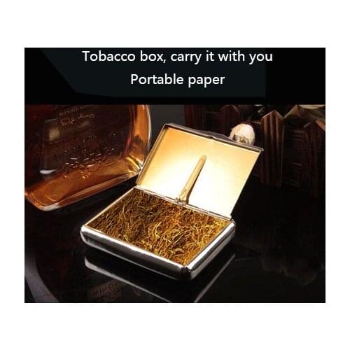 Variety Metal Can cigarette case tobacco Storage Box Smoking Accessories Portable Gadget personality Gifts for Boyfriend