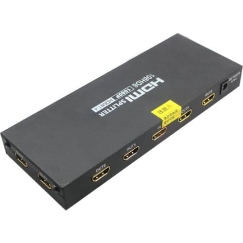TZT Seebest 108HD6 HDMI-compatible Splitter 1 IN 8 OUT 1080P TV for HDMI-compatible Splitter For Set-Top Box DVD Player Computer
