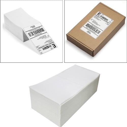 4" x 6" Direct Thermal Shipping Labels 500Pieces Postage Thermal Labels Compatible for for Zebra for Datamax