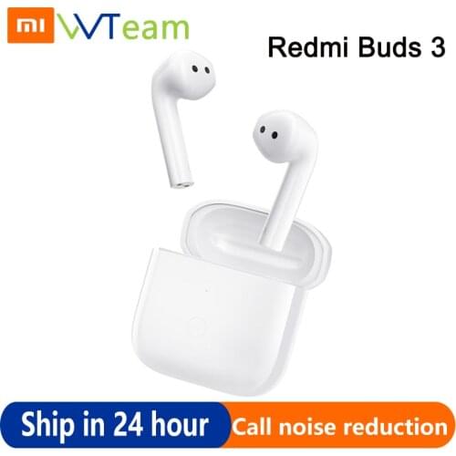 New Xiaomi Redmi Buds 3 TWS Wireless Bluetooth Earbuds Headphones AptX QCC3040 IP54 Waterproof Dustproof Dual Mic