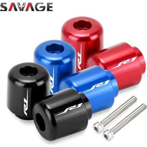 Handle Bar End Caps For YAMAHA YZF R6 2006-2020 YZF R1 1998-2022 R1M R1S 2016 YZFR1 YZFR6 Motorcycle Handlebar Grips End Plugs