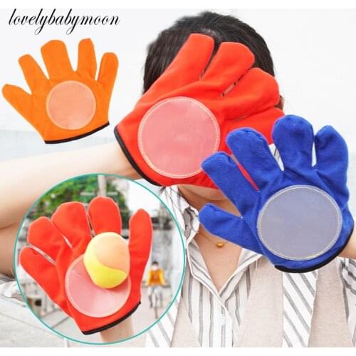 1 Set Outdoor Sports Kids Sucker Sticky Ball Toy Catch Ball Game Set Throw And Catch Parent-Child Interactive Outdoor Toys