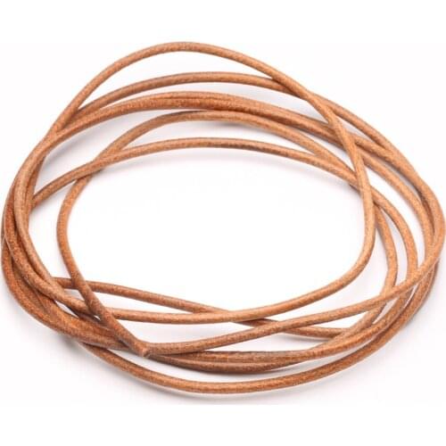 2m high quality cowhide rope handmade cowhide 3mm4mm jewelry making accessories craft various beaded DIY