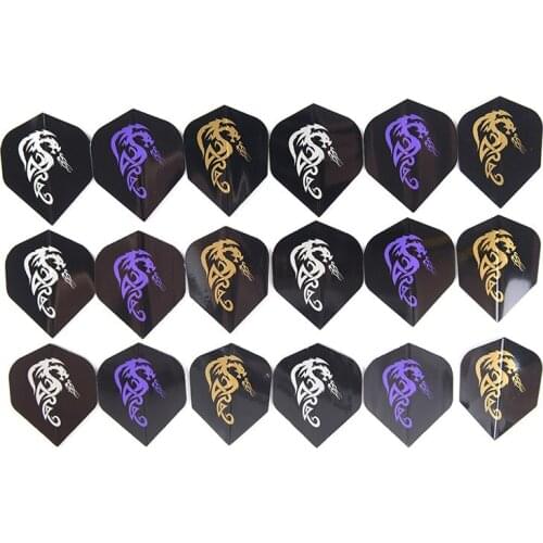 6Pcs/set Great Darts Flights Wing Dragon Pattern For Professional Darts Wing Tail Indoor Games 3.5* 4.5cm