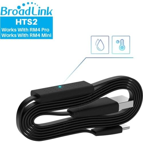 Broadlink HTS2 Temperature Sensor Accessory USB Cable Works With Broadlink RM4 Pro/RM4 Mini Smart Humidity Sensor Remote Control