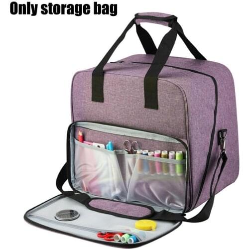 Large Sewing Machine Bag Gray Color Storage Bag Tote Accessories For Sewing Bag Home Travel Organizer Multi-functional Port E7K8